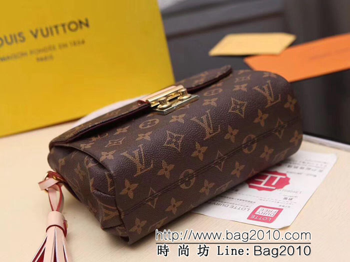 LV路易威登 頂級原版 CROISETTE手袋 可手持 可肩背 可斜挎 M94338  Bhq1205
